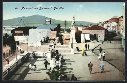AK Gibraltar, War Memorial and Boulevard