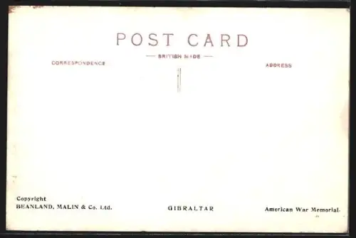 AK Gibraltar, American War Memorial