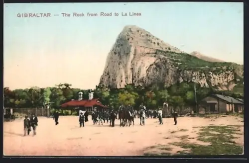 AK Gibraltar, The Rock from Road to La Linea