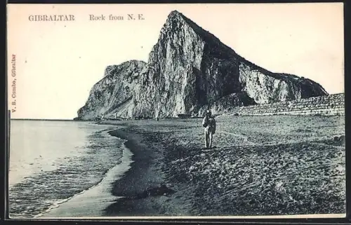 AK Gibraltar, Rock from N. E.
