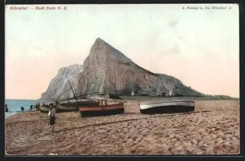 AK Gibraltar, Rock from N. E., Panorama