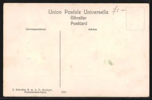 AK Gibraltar, Rock from N. E., Panorama