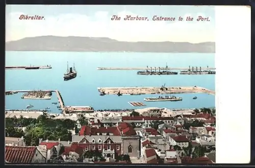 AK Gibraltar, The Harbour, Entrance to the Port