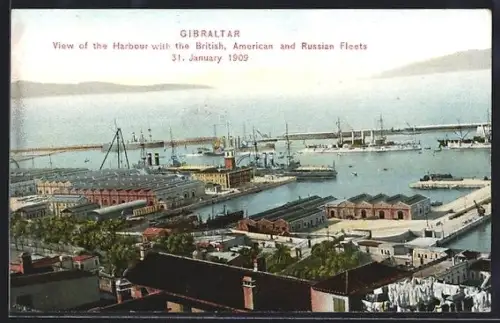 AK Gibraltar, The Dockyard, Part of the British and American Fleets