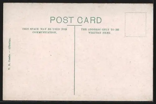 AK Gibraltar, Rosia Bay, Hafenansicht, Schiffe