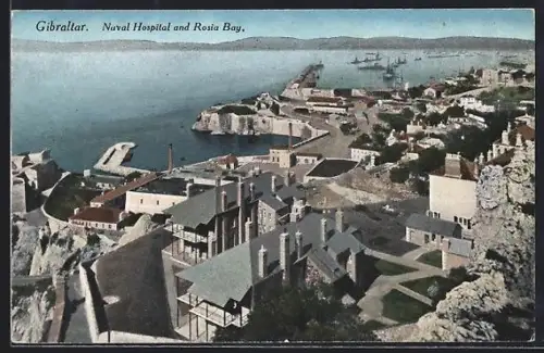 AK Gibraltar, Naval Hospital and Rosia Bay