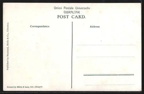 AK Gibraltar, Naval Hospital and Rosia Bay