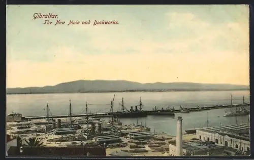 AK Gibraltar, The New Mole and Dockworks