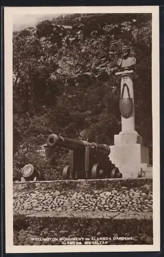 AK Gibraltar, Wellington Monument in Alameda Gardens