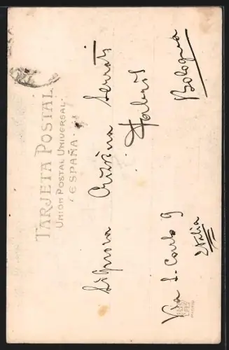 Künstler-AK Barcelona, Monumento de Clavé