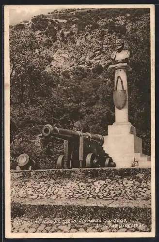 AK Gibraltar, Wellington Monument in Alameda Gardens