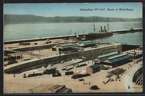 AK Gibraltar, No. 1 and 2 Docks and workshops