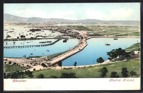 AK Gibraltar, Neutral Ground, Blick über den Übergang