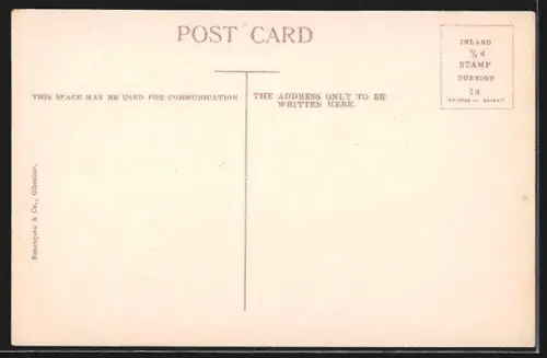 AK Gibraltar, The Exchange and Jewish Market, Jüdischer Markt