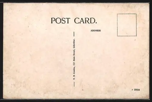 AK Gibraltar, Queen Victoria`s Monument and Garrison Library