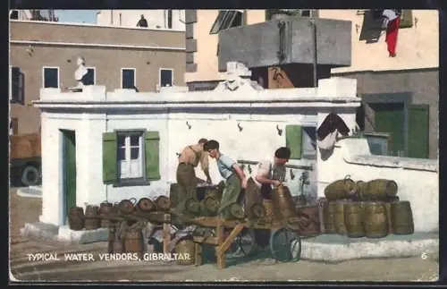 AK Gibraltar, Typical Water Vendors