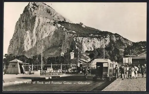AK Gibraltar, North View of Rock and Frontier Gates
