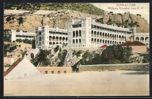 AK Gibraltar, Military Hospital from N.W., Lazarett
