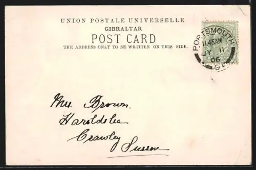 AK Gibraltar, Military Hospital from N.W., Lazarett