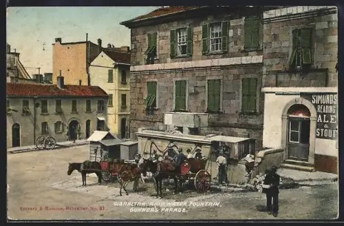 AK Gibraltar, Rain Water Fountain, Gunner`s Parade