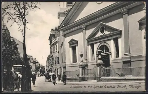 AK Gibraltar, Roman Catholic Church, Entrance