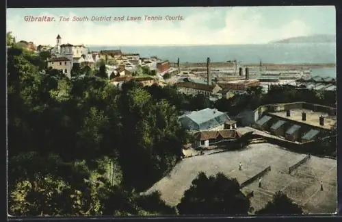 AK Gibraltar, The South District and Lawn Tennis Courts