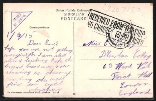 AK Gibraltar, Queen Victoria's Monument