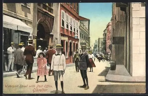 AK Gibraltar, Waterport Street with Post Office