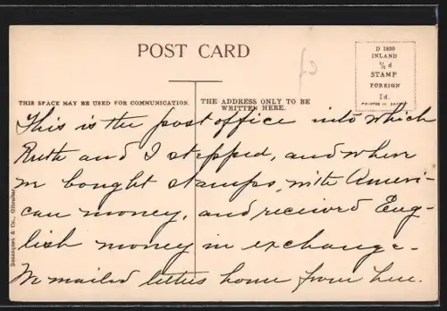 AK Gibraltar, Waterport Street with Post Office