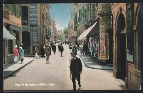 AK Gibraltar, Main Street, Universal Restaurant, Horse Barrack Lane