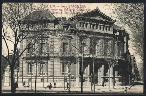 AK Barcelona, Construcciones modernas, Faseo de Gracia