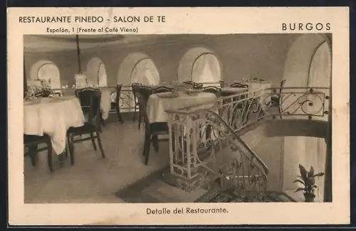AK Burgos, Restaurante Pindeo, Salon de Te