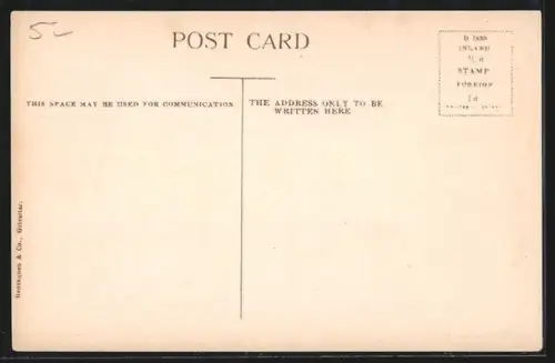 AK Gibraltar, Gunners Parade with H.M. the lateQueens Victoria`s Monument