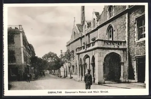 AK Gibraltar, Governor`s Palace and Main Street