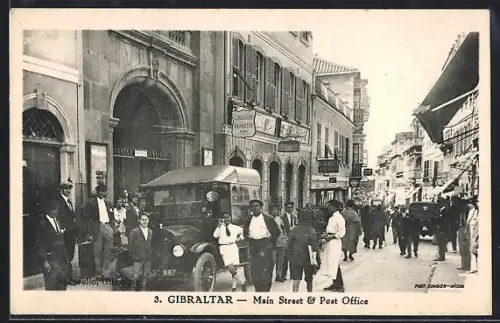 AK Gibraltar, Main Street and Post Office