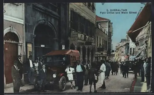 AK Gibraltar, Post Office and Main Street