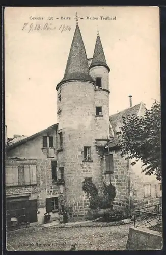 AK Brive /Corrèze, Maison Treilhard avec ses tours médiévales