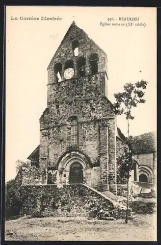 AK Beaulieu /Corrèze, Église romane, XIe siècle