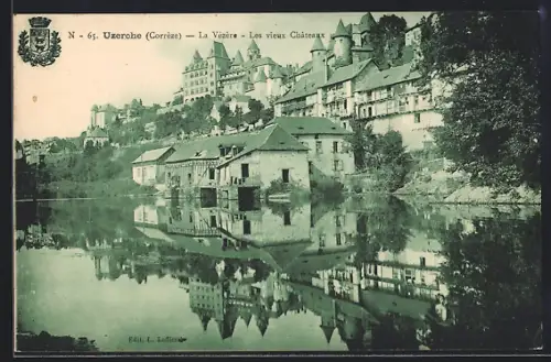 AK Uzerche /Corrèze, La Vézère, Les vieux Châteaux