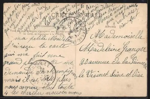 AK Glandier /La Corrèze, Vue générale de la Chartreuse du Glandier