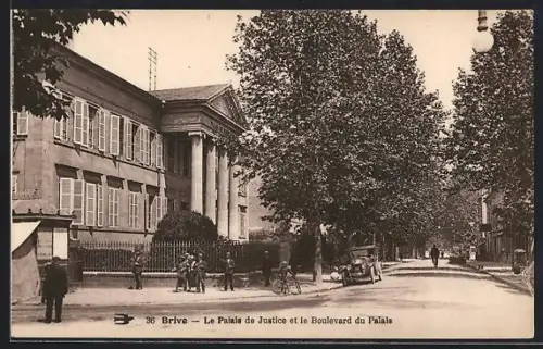 AK Brive, Le Palais de Justice et le Boulevard du Palais