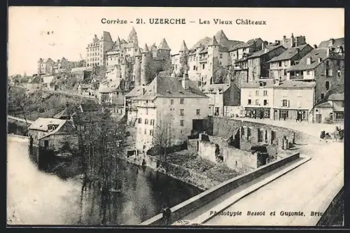 AK Uzerche /Corrèze, Les Vieux Châteaux