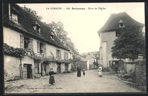 AK Brivezac /Corrèze, Place de l`Église