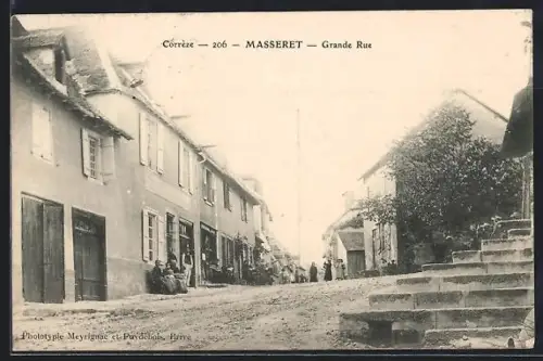 AK Masseret /Corrèze, Grande Rue