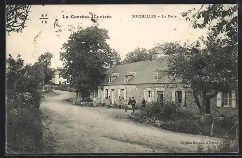 AK Soudeilles /Corrèze, La Poste