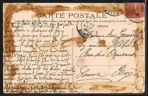 AK Neuilly-sur-Seine, Rue du Marché avec enfants traversant la rue