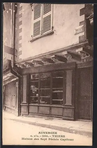 AK Thiers /Auvergne, Maison des Sept Péchés Capitaux