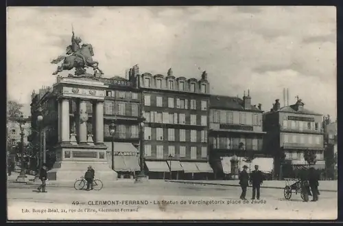 AK Clermont-Ferrand, La Statue de Vercingétorix place de Jaude
