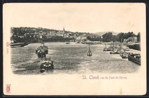AK St. Cloud, Vue du Pont de Sèvres