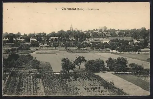 AK Clermont /Oise, Panorama